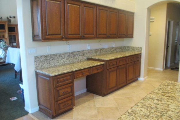 cherry kitchen cabinets granite countertops multi-level boston cabinet cures
