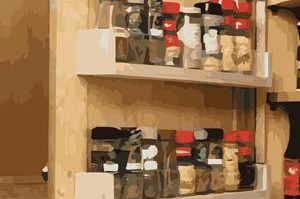 storage spice rack