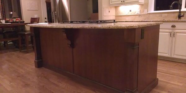 modern corbel red kitchen island boston cabinet cures