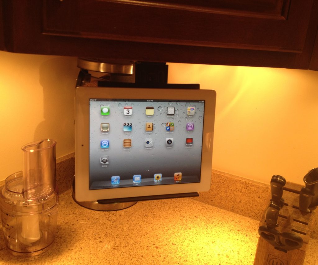 tablet mount kitchen