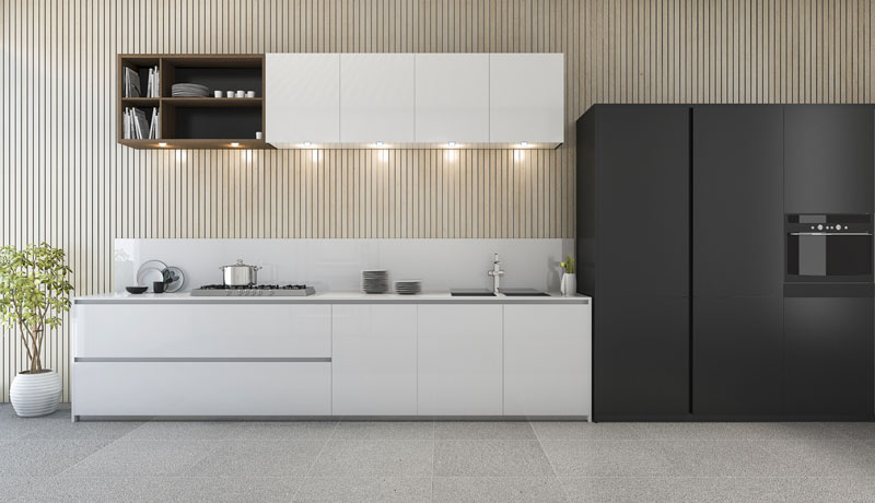 Minimalist Style Kitchen by Boston Cabinet Cures